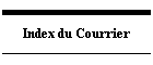 Index du Courrier